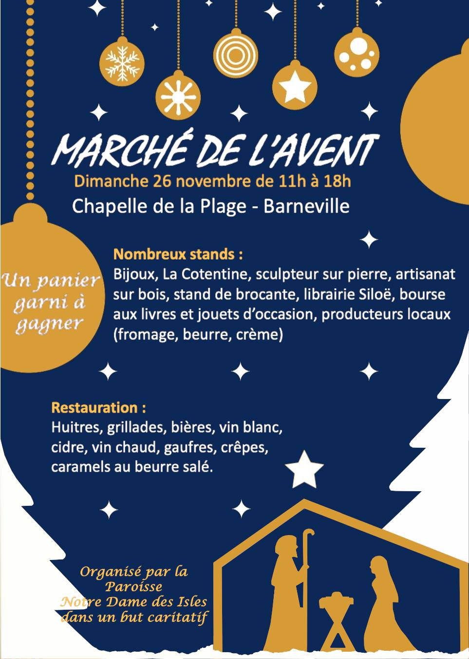 marché avent barneville noël artisanat