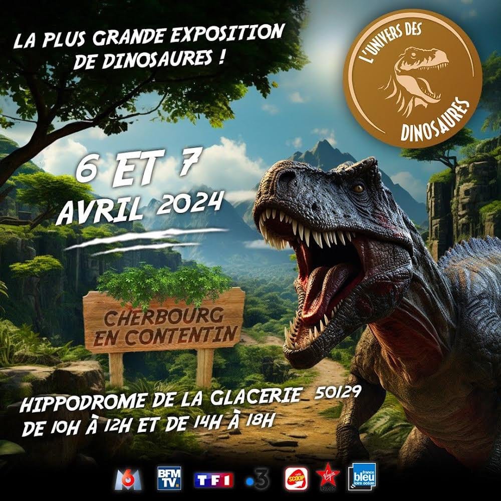 expo dinosaures cherbourg