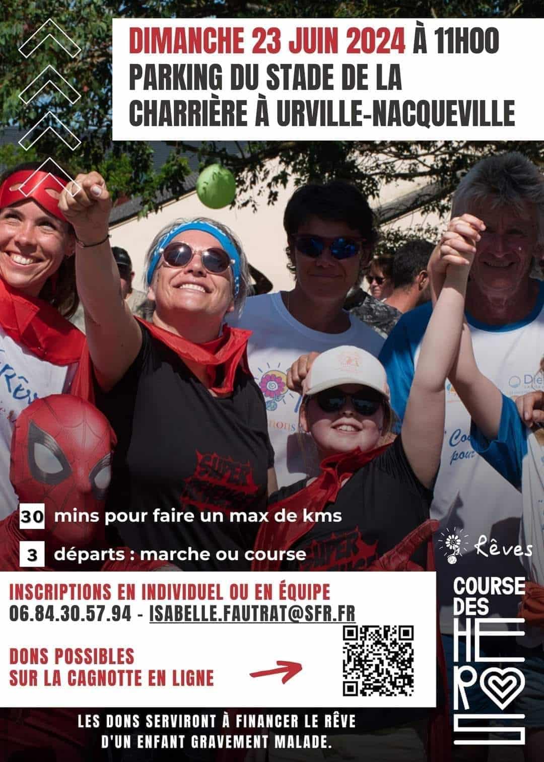 course des héros manche association rêves