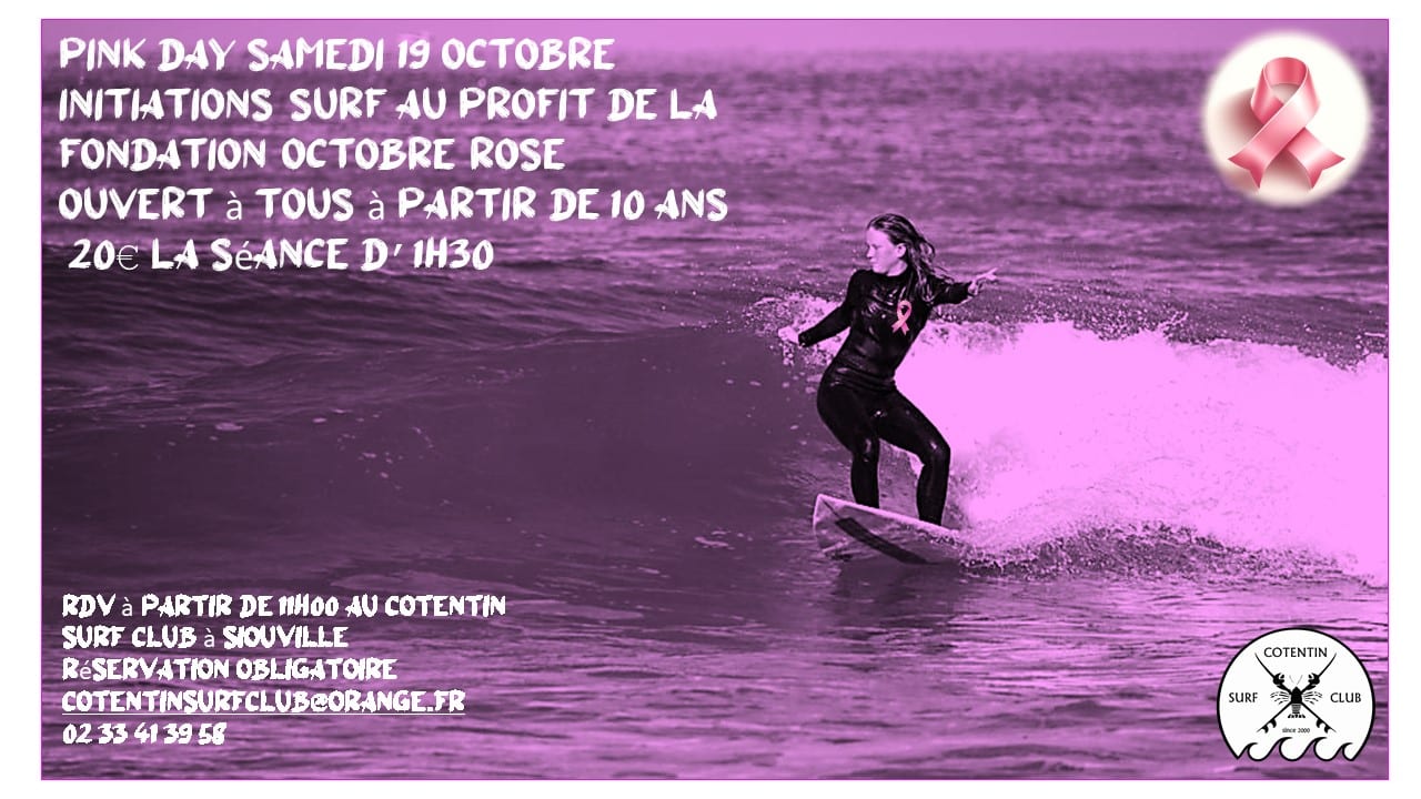 surf octobre rose cotentin